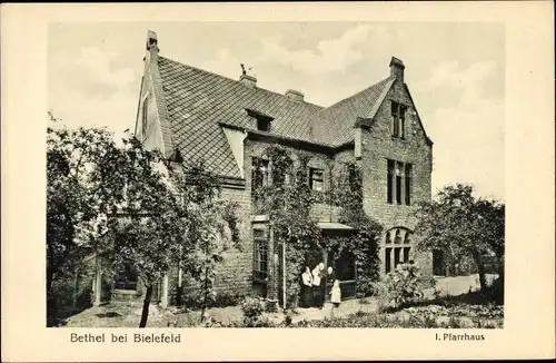 Ak Bethel Bielefeld in Nordrhein Westfalen, Blick auf das Pfarrhaus