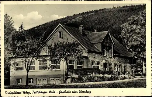 Ak Bad Iburg in Niedersachsen, Gasthaus zum Dörenberg, Bes. H. Bäumker