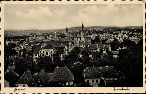 Ak Herford in Nordrhein Westfalen, Gesamtansicht der Stadt