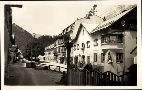 Ak Werfen in Salzburg, Partie in der Marktgasse, Haus St. Georg