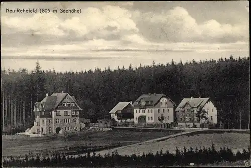 Ak Rehefeld Zaunhaus Altenberg im Erzgebirge, Siedlung