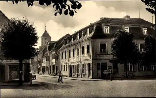 Ak Treuenbrietzen in Brandenburg, Große Kirchstraße, HOG Cafe Sonneneck, Kunsthandlung