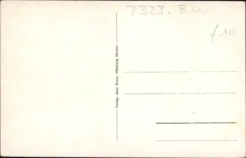 Ak Offenburg im Schwarzwald Ortenaukreis, Weingut des St. Andreas Hospitals, Verwaltungsgebäude