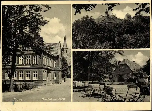 Ak Bad Iburg in Niedersachsen, Hotel Stapenhorst