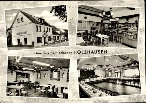 Ak Holzhausen Preußisch Oldendorf, Gasthaus Albert Hüllhorst