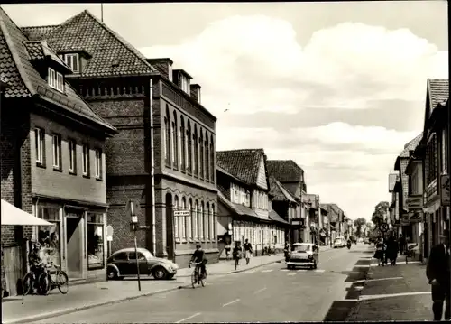 Ak Rotenburg an der Wümme, Großestraße, Straßenpartie