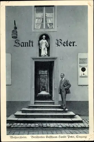 Ak Bad Neuenahr Ahrweiler in Rheinland Pfalz, Weinhaus St. Peter