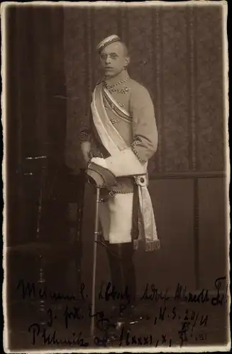 Studentika Foto Ak Bonn in Nordrhein Westfalen, Student in Uniform, Degen