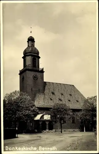 Foto Ak Benrath Düsseldorf Nordrhein Westfalen, Dankeskirche