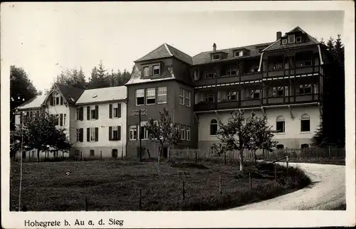 Ak Pracht in Rheinland Pfalz, Erholungsheim Hohegrete, Außenansicht