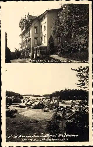 Ak Friedenweiler BW, Tannenheim zum Hotel und Kurheim, Wald-Nerven-Höhenluftkurort