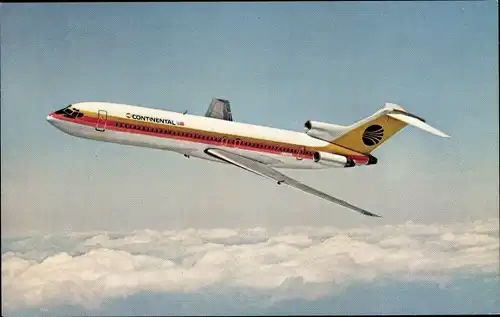 Ak Continental Airlines, 727 Trijet, Passagierflugzeug
