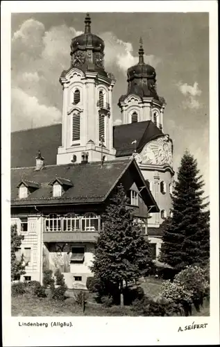 Ak Lindenberg im Allgäu Schwaben, Stadtpfarrkirche St. Peter und Paul