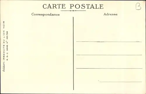 Künstler Ak Paris, Cité Universitaire, Fondation des Etats Unis, Leprince, Produits du Lion Noir