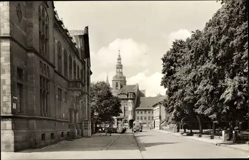 Ak Lutherstadt Eisleben in Sachsen Anhalt, Poststraße