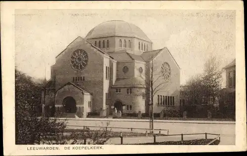 Ak Leeuwarden Friesland Niederlande, De Koepelkerk, Kuppelkirche