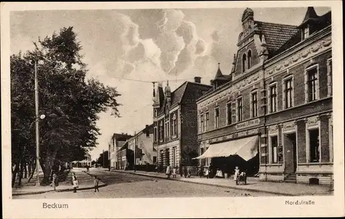 Ak Beckum im Kreis Warendorf, Partie in der Nordstraße, Warenhaus L. Stein