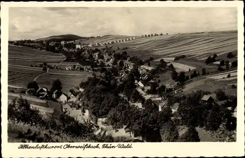 Ak Oberweißbach in Thüringen, Panoramaansicht von Ortschaft und Umgebung