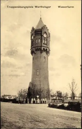 Ak Poznań Posen, Truppenübungsplatz Warthelager, Turm