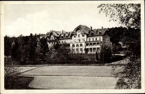 Ak Mühlhausen Bad Elster im Vogtland, Blick auf das Kurheim der Landesversicherungsanstalt Sachsen