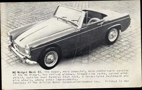 Ak MG Midget Mark II, Convertible, Cabriolet, Auto