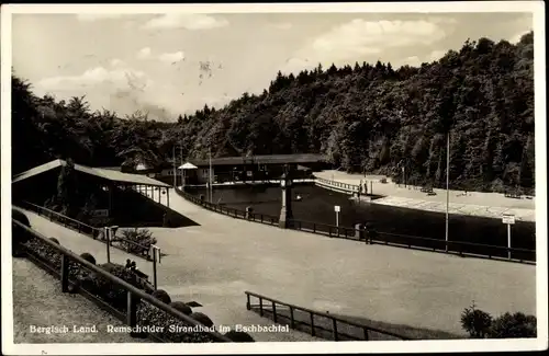 Ak Remscheid im Bergischen Land, Remscheider Strandbad im Eschbachtal