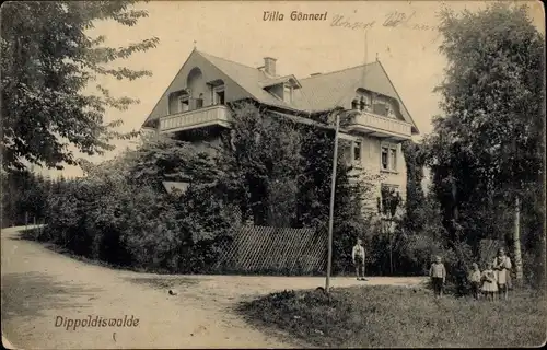 Ak Dippoldiswalde im Osterzgebirge, Villa Gönnert 