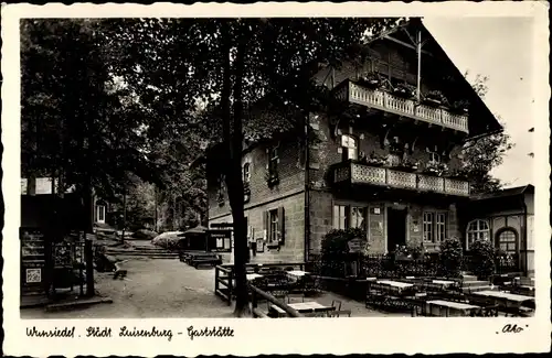 Ak Wunsiedel in Oberfranken, Städt. Luisenburg Gaststätte