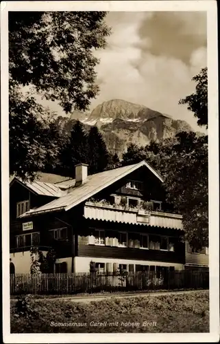 Ak Berchtesgaden in Oberbayern, Sommerhaus Carell, Königsseer Straße 28