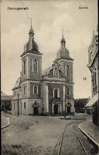 Ak Herzogenrath in Nordrhein Westfalen, St. Mariä Himmelfahrt Kirche