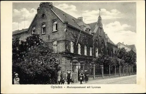 Ak Opladen Leverkusen in Nordrhein Westfalen, Marienpensionat mit Lyzeum