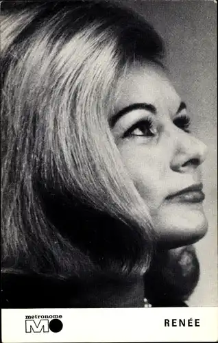 Ak Sängerin Renée, Portrait, Metronome Schallplatten