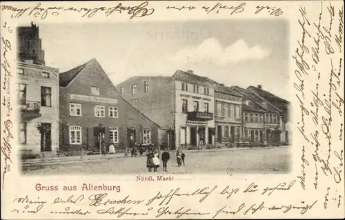 Ak Druschba Kaliningrad Allenburg Ostpreußen, Nördlicher Markt
