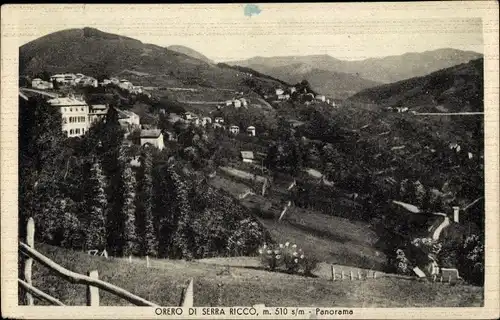 Ak Orero di Serra Ricco Liguria Italien, Panorama