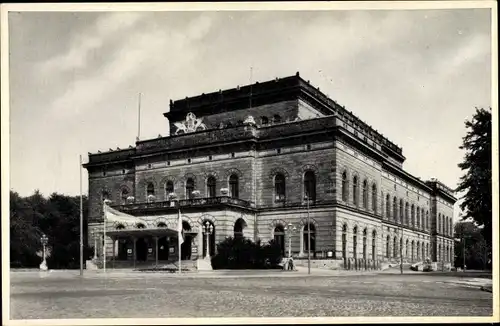 Ak Braunschweig in Niedersachsen, Ansicht vom Staatstheater