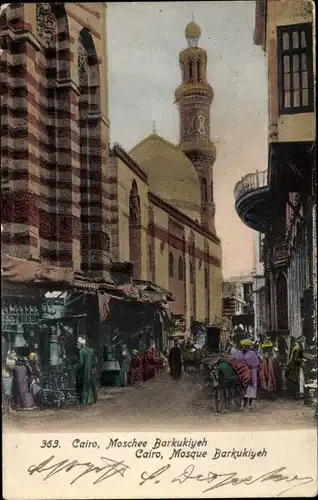 Ak Cairo Kairo Ägypten, Moschee Barkukiyeh, Mosque