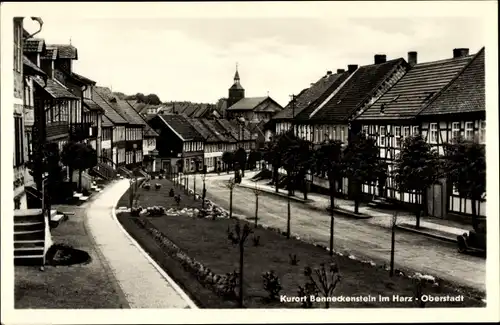 Ak Benneckenstein Oberharz am Brocken, Partie der Oberstadt