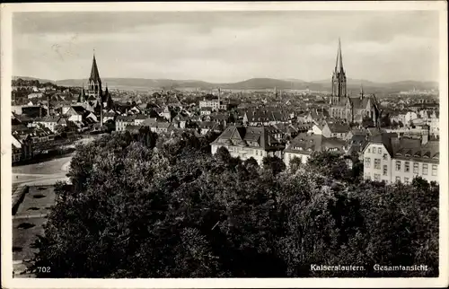 Ak Kaiserslautern in Rheinland Pfalz, Gesamtansicht vom Ort