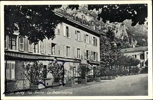 Ak St. Lavey les Bains Kanton Waadt, La Dependance, Hotelgebäude