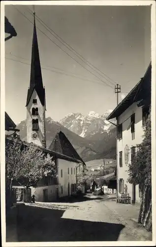 Ak Mieders in Tirol, schöne Detailansicht