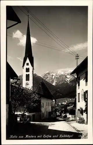 Ak Mieders in Tirol, schöne Detailansicht