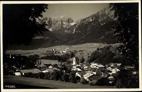 Ak Mieders in Tirol, schöne Detailansicht