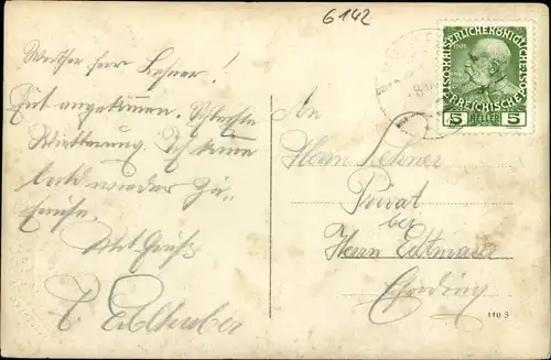 Ak Mieders in Tirol, schöne Detailansicht