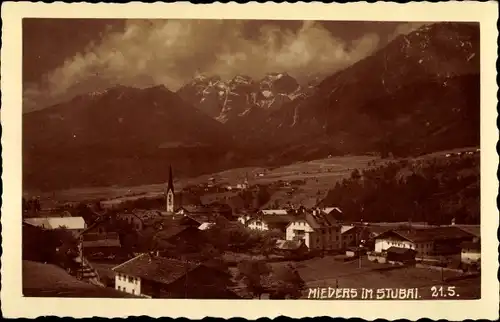 Ak Mieders in Tirol, schöne Detailansicht