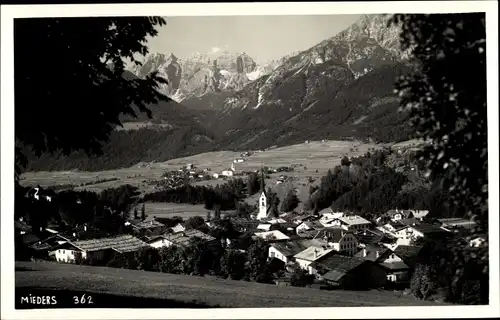 Ak Mieders in Tirol, schöne Detailansicht