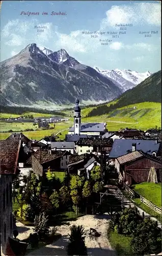 Ak Fulpmes in Tirol, schöne Detailansicht