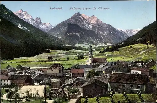 Ak Fulpmes in Tirol, schöne Detailansicht