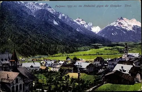 Ak Fulpmes in Tirol, schöne Detailansicht