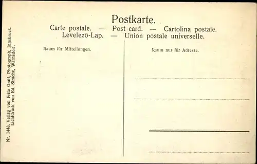 Ak Fulpmes in Tirol, schöne Detailansicht