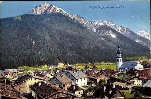 Ak Fulpmes in Tirol, schöne Detailansicht